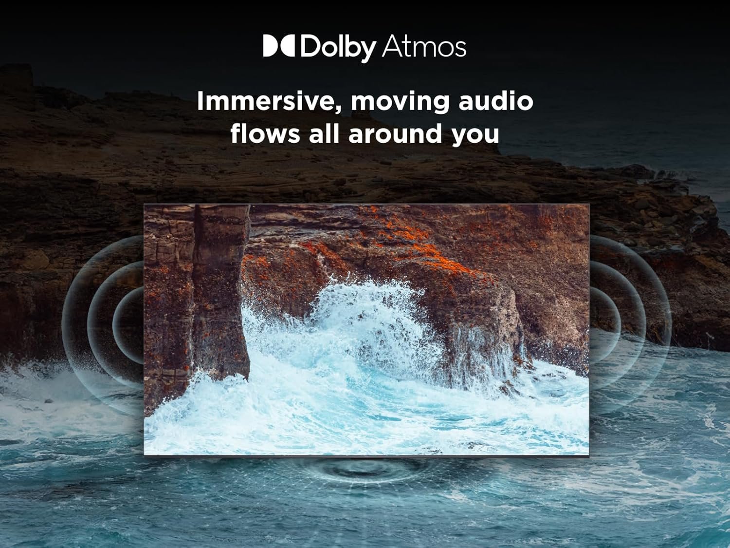 TCL 55Q6C-UK QD-Mini LED TV, 4K HDR Premium 1000nits, Smart TV Powered by Google TV (Dolby Vision IQ & Atmos, Onkyo 2.1 Sound System, 144Hz Motion Clarity Pro, 2025 Model) - Image 8