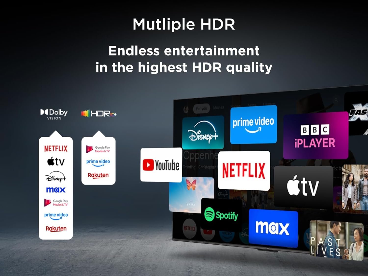 TCL 65Q6C-UK QD-Mini LED TV, 4K HDR Premium 1000nits, Smart TV Powered by Google TV (Dolby Vision IQ & Atmos, Onkyo 2.1 Sound System, 144Hz Motion Clarity Pro, 2025 Model) - Image 9