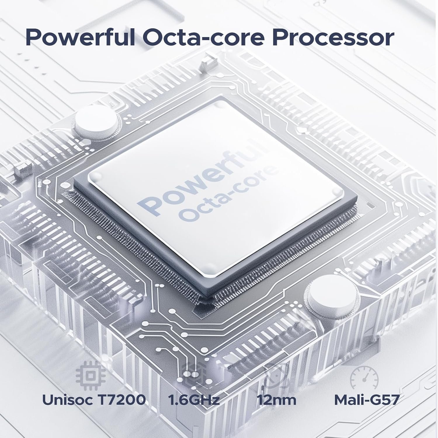 DOOGEE U11 2026 Newest Android 16 Tablet 11 Inch, Gemini AI Android Tablets Octa-Core 16GB RAM 128GB ROM(TF 2TB), 8580mAh Battery, Widevine L1|3.5mm Jack|GMS|5G WiFi Tablet with Keyboard&Pen, Gray - Image 6