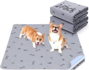Washable Pee Pads for Dogs, 2Pack P...
