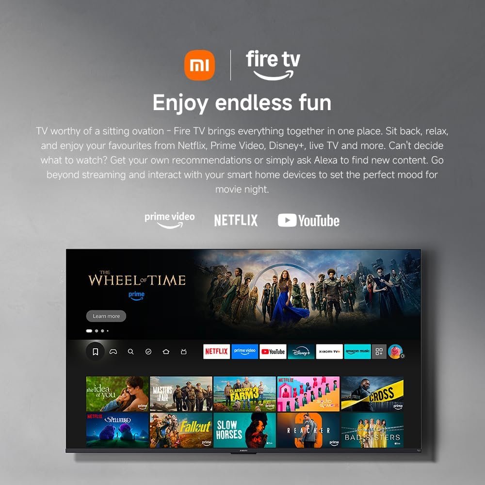 XIAOMI TV F 32, 32 Inch (81 cm), HD, Smart TV, Fire TV, Dolby Audio™, DTS Virtual:X, DTS-HD, Alexa Voice Control, Works with Apple AirPlay - Image 6