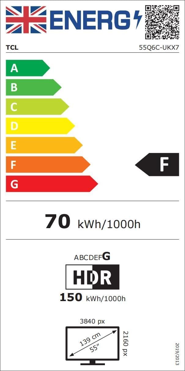 TCL 55Q6C-UK QD-Mini LED TV, 4K HDR Premium 1000nits, Smart TV Powered by Google TV (Dolby Vision IQ & Atmos, Onkyo 2.1 Sound System, 144Hz Motion Clarity Pro, 2025 Model) - Image 14