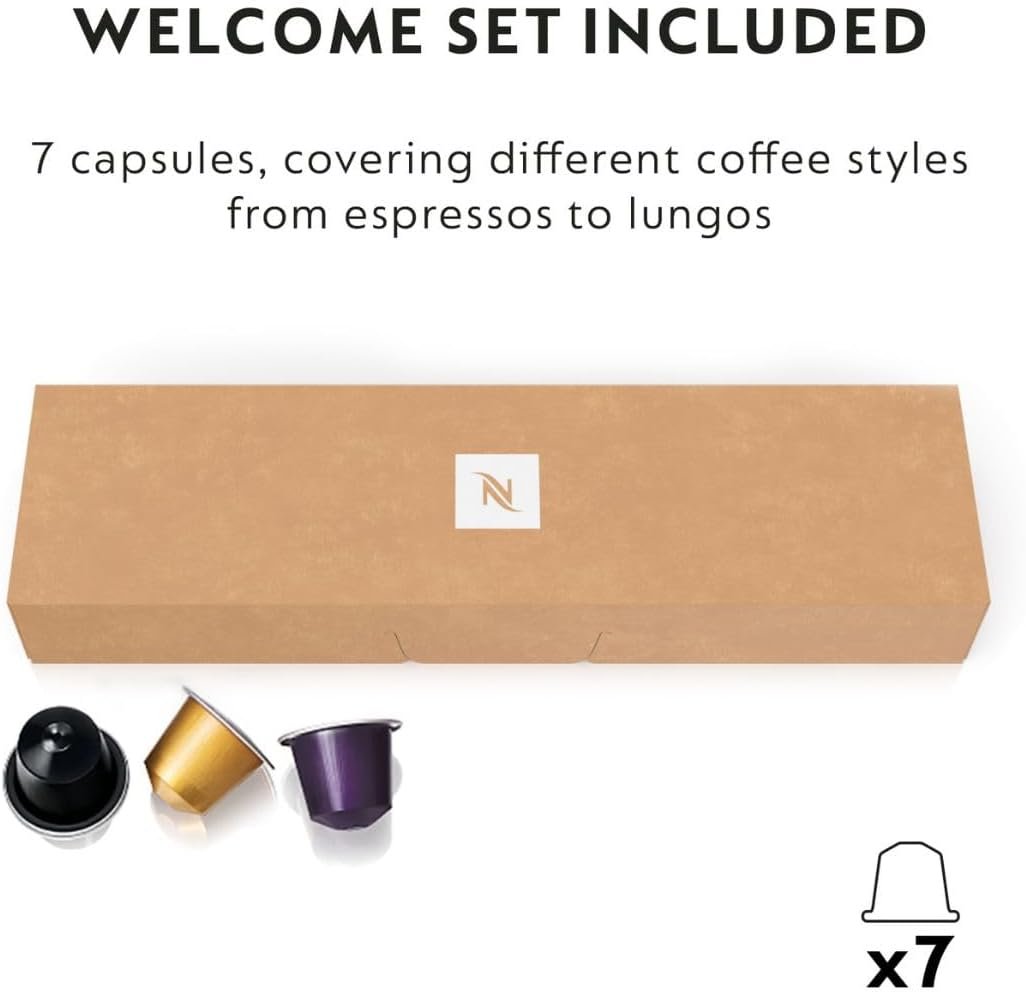 Nespresso Citiz Coffee Machine by De'Longhi for Original Coffee Pods, Italian Inspired Espresso, Quality Coffee, Starter Capsule Set Included, EN167.B, Black - Image 7