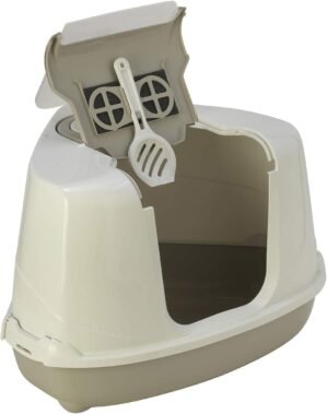 Petface Hooded Corner Cat Litter Tr...