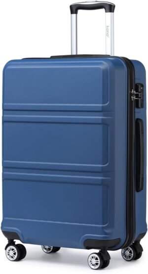 Kono Suitcase Lightweight ABS+PC Ha...