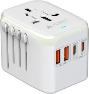 AUNNO Universal Travel Adapter, PD ...