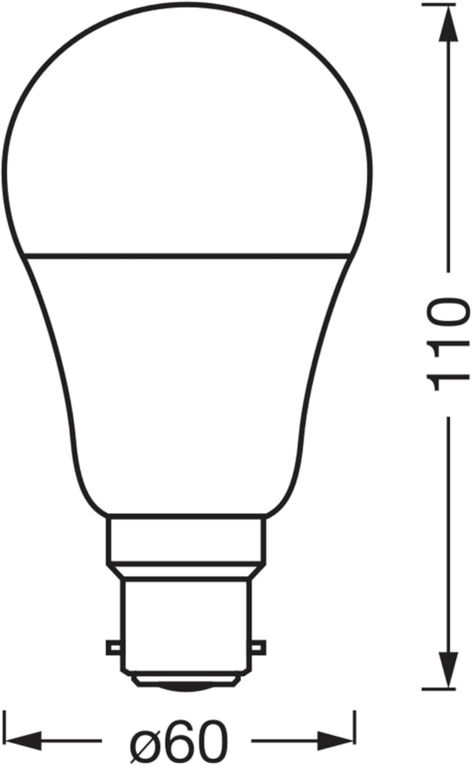 OSRAM SMART+ RGBW, B22d LED Lamp with Matte Over WiFi, Specially Developed for Alexa, Easy Setup by Click, 60 W Replacement, Warm White to Cool White (2700-6500 K), 16 Million RGB Colours, Pack of 1 - Image 8