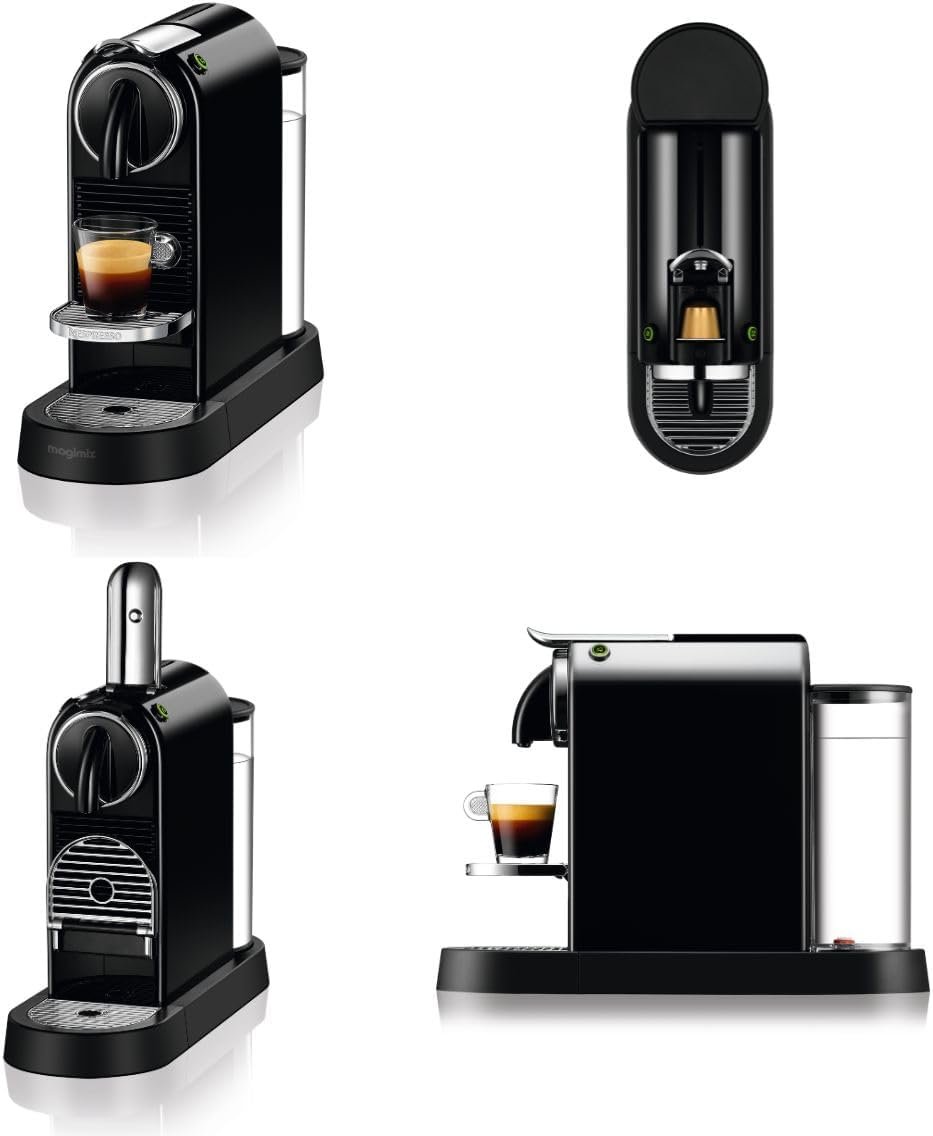 Nespresso Citiz Coffee Machine by De'Longhi for Original Coffee Pods, Italian Inspired Espresso, Quality Coffee, Starter Capsule Set Included, EN167.B, Black - Image 6