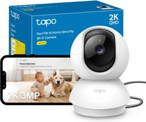Tapo C210 2K 3MP Pan/Tilt Indoor Ca...
