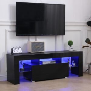 130cm High Gloss TV Stand Cabinet W...