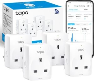 Tapo P110 (4-Pack) Smart Plug, WiFi...