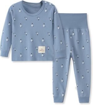 100% Cotton Baby Boys Girls Pajamas...