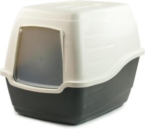 KCT Enclosed Hooded Large Cat Litte...