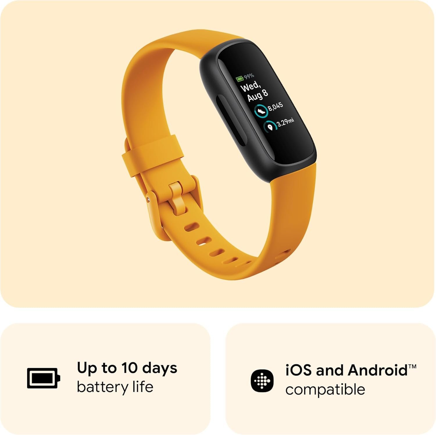 Google Fitbit Inspire 3 Activity Tracker with 6-months Premium Membership Included, up to 10 days battery life and Daily Readiness Score - Image 3