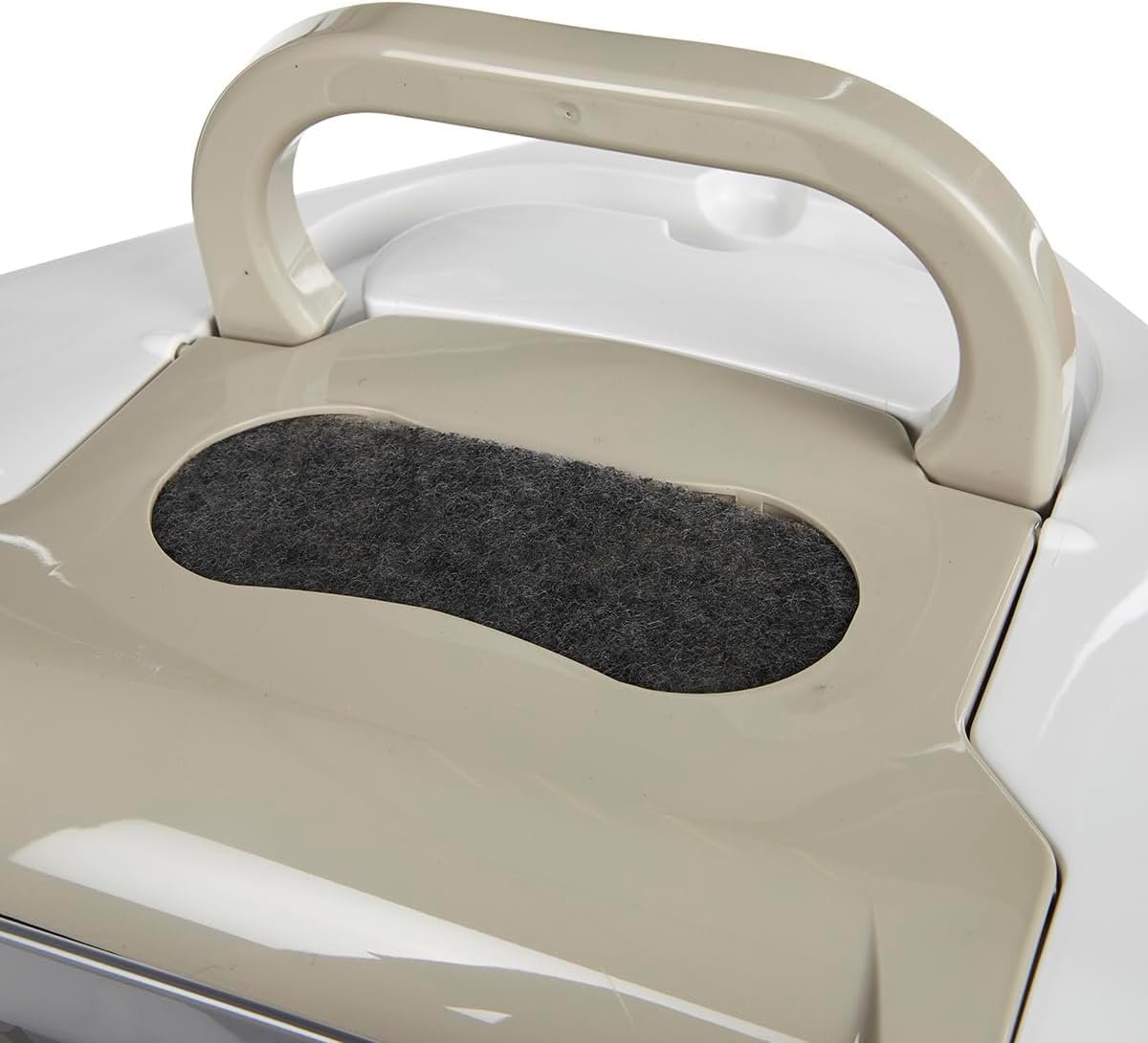 Petface Hooded Corner Cat Litter Tray, Pet Privacy, Reduce Odours & Keep Your Home Fresh, Scoop Provided, 56L x 38W x 46H cm - Image 2
