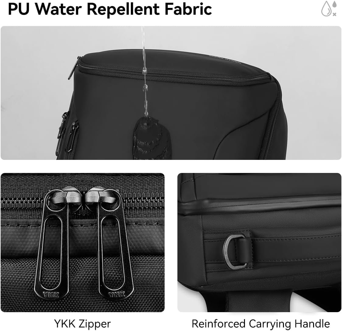 MARK RYDEN mens backpack Large Capacity waterproof laptop backpack business men with USB Charging Port for Official Travel Hiking Pack Fits Under 17.3 Inch Laptop - Image 6