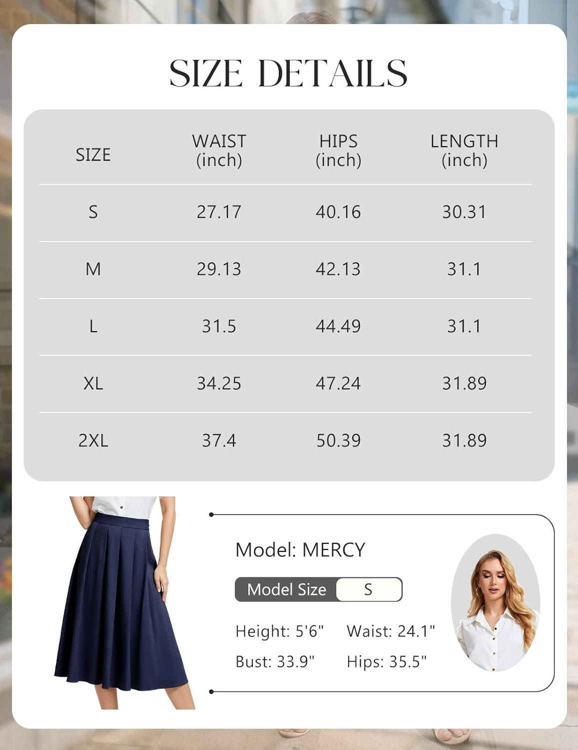 DRESSTELLS Midi Pleated Skirt for Women UK, High Waist Long Skirts A-Line Swing for Casual Work Bussiness Office Uniform - Image 6