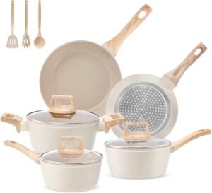 Pots and Pans Set Non Stick, 11 Pie...