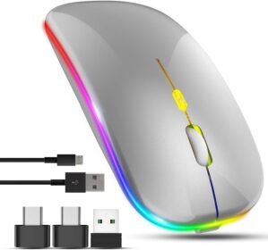 Wireless Mouse for Laptop With 2 US...