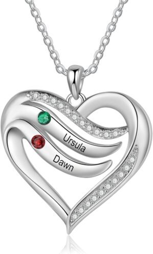 Personalised Birthstone Necklace fo...