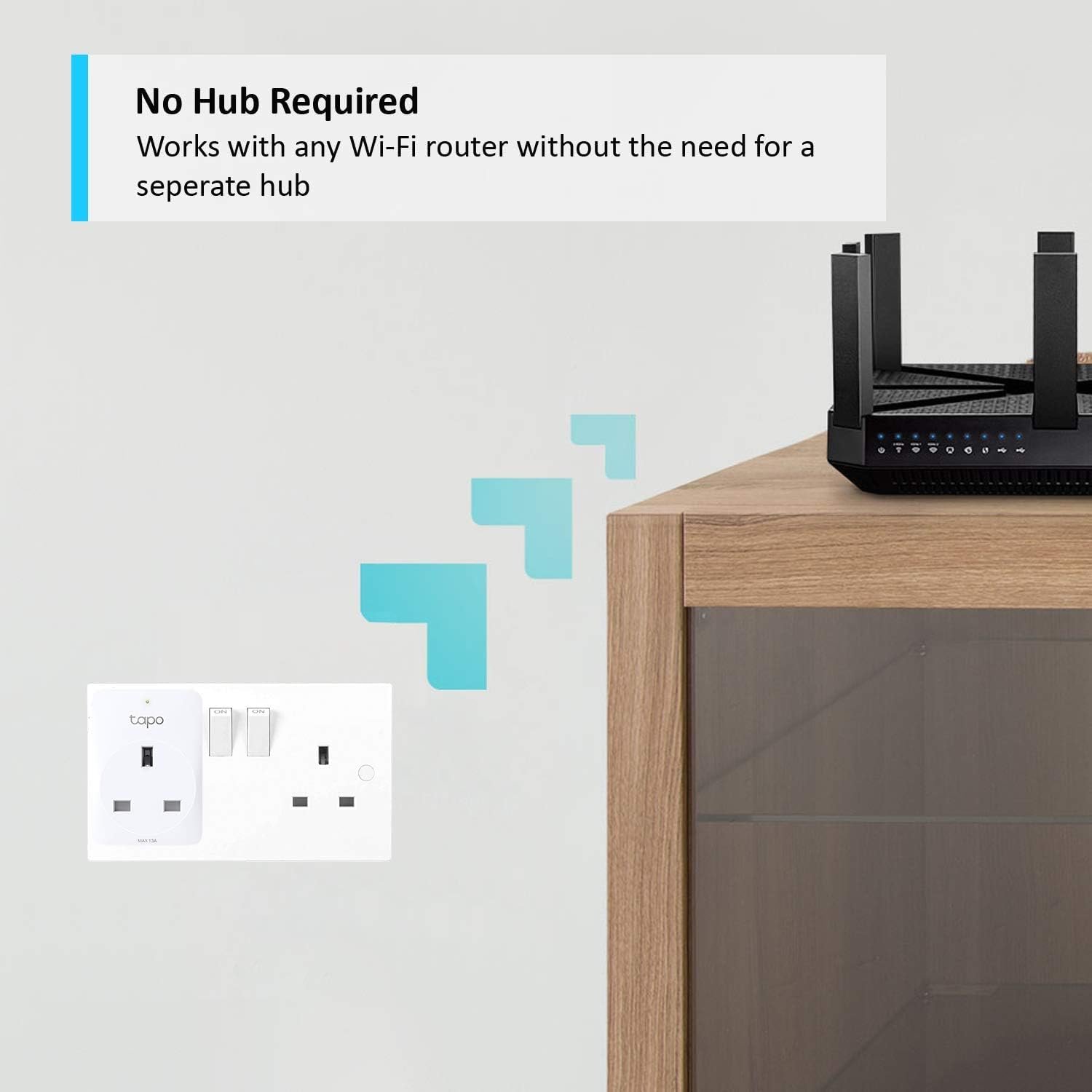 Tapo P100 (4-Pack) Smart Plug, Wi-Fi Plug, App Remote Control, Alexa Plug, Voice Control with Alexa & Google, Away Mode, Scheduling & Timer, Device Sharing, Easy Set Up, Multiple Safety Guarantees - Image 3