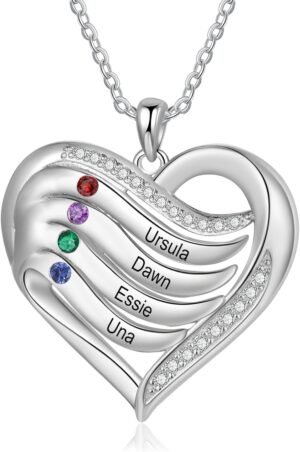 Personalised Birthstone Necklace fo...