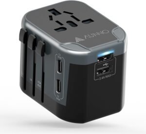 AUNNO Universal Travel Adapter, Int...