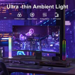 Ultra Slim LED Ambient Light Bar, 2...