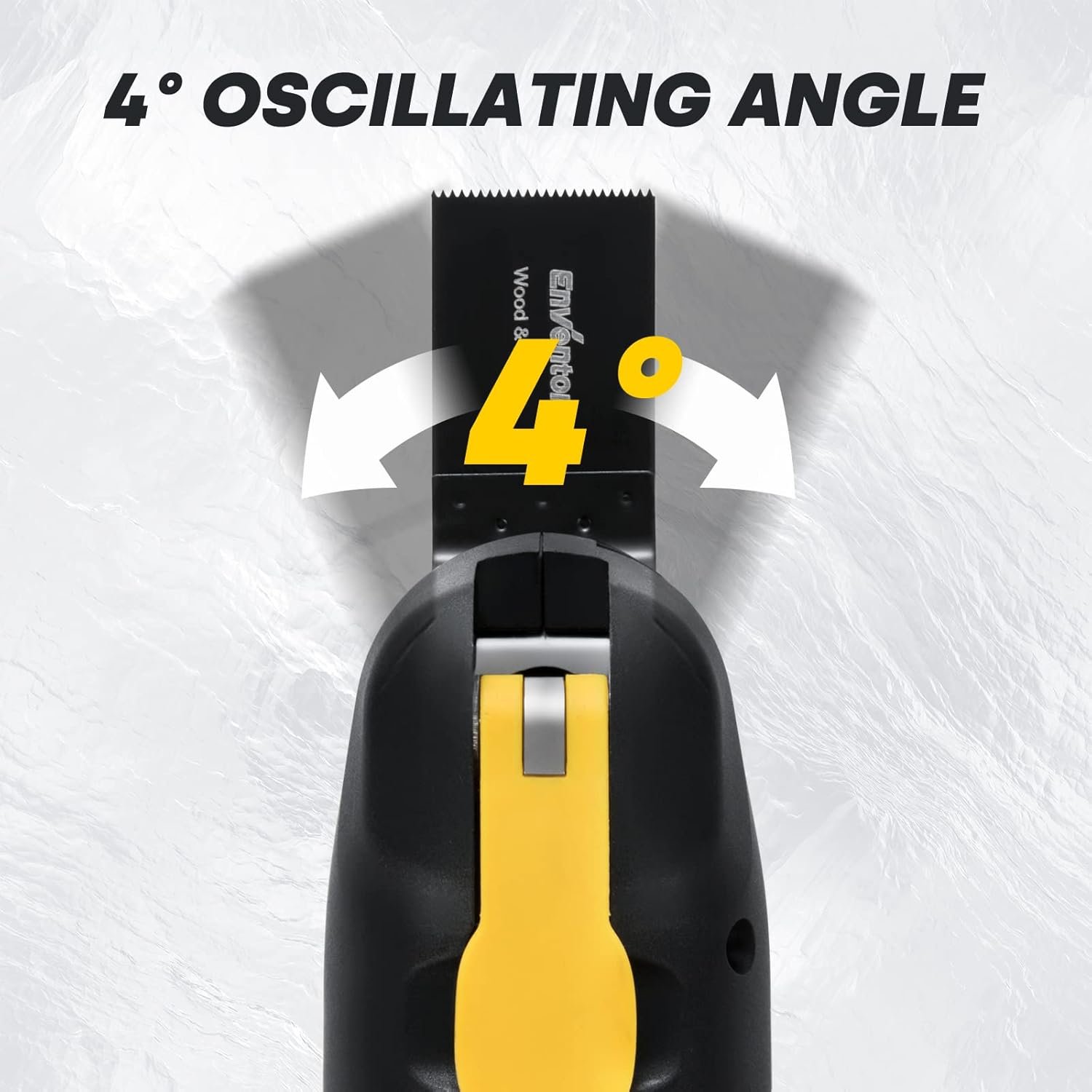 Enventor Brushless Oscillating Multi-Tool, 20V Cordless Oscillating Multi Tools with 2.0Ah Battery, 12000-19500RPM, 6 Variable Speeds, 4°Oscillation Angle, Blade Quick-Change, 28Pcs Accessories 98606 - Image 6