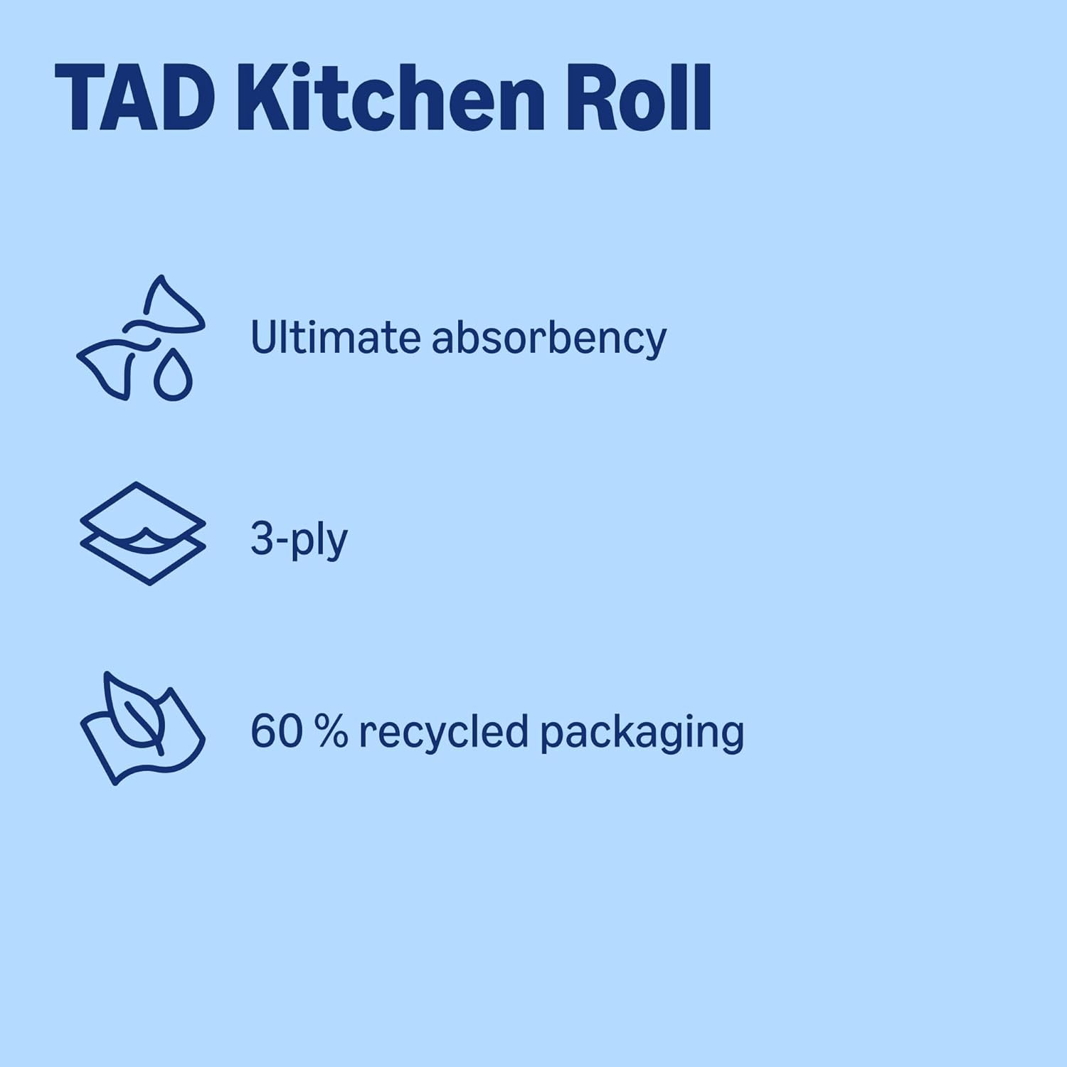 by Amazon Ultra Absorbent TAD Kitchen Roll, 4 Rolls (Pack of 1), 51 Sheets per Roll, FSC Certified - Image 5