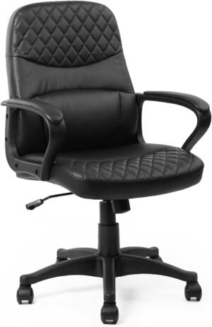 CLATINA Office Chair Leather Comput...