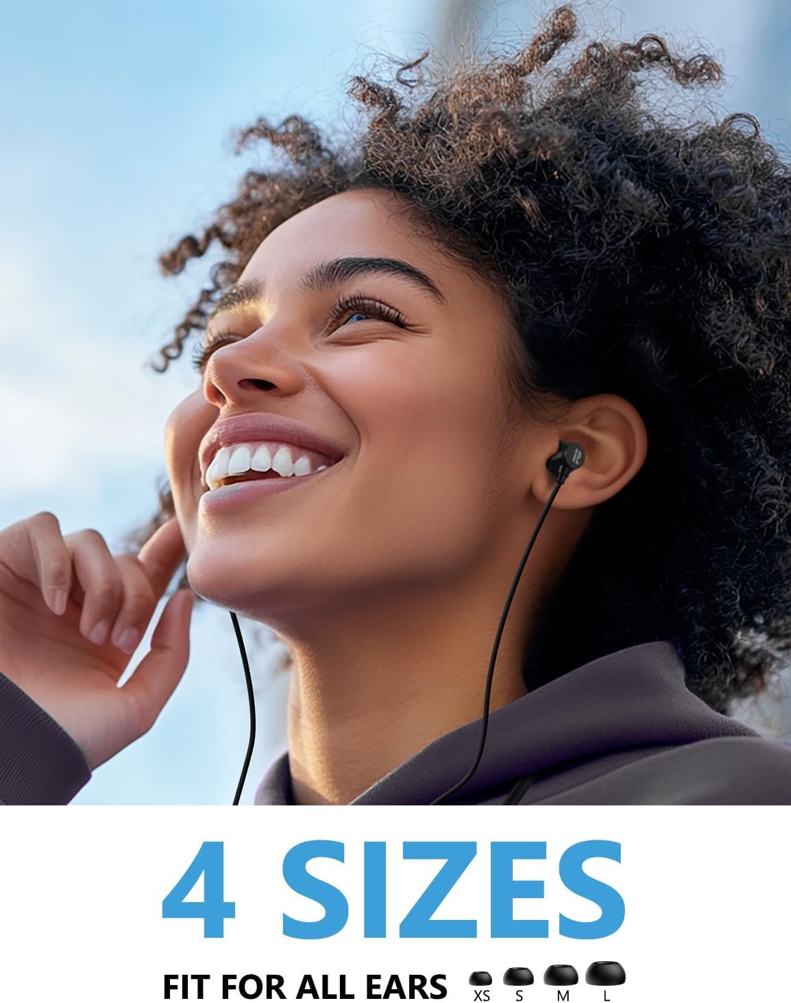 Rythflo Active Noise Cancelling Headphones, 60Hrs Playtime, Wireless In Ear Neckband Bluetooth Earphones with 3 AI Mics ENC, V5.3 Magnetic Earbuds, Multipoint Connection Earphones(Glossy Black) - Image 5