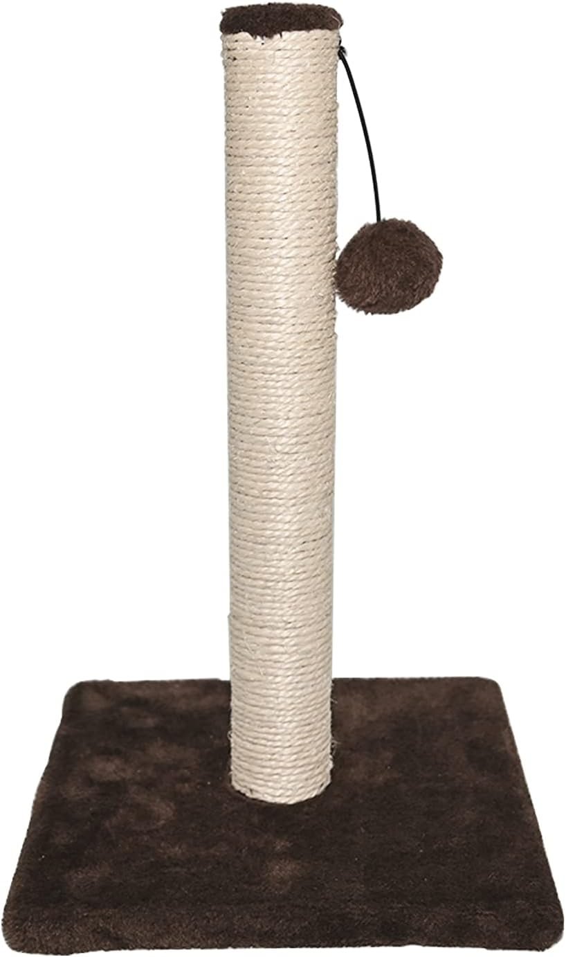 Ram® Large Cat Scratching Post Cat Tree Post Tree 40cm Brown - Image 3