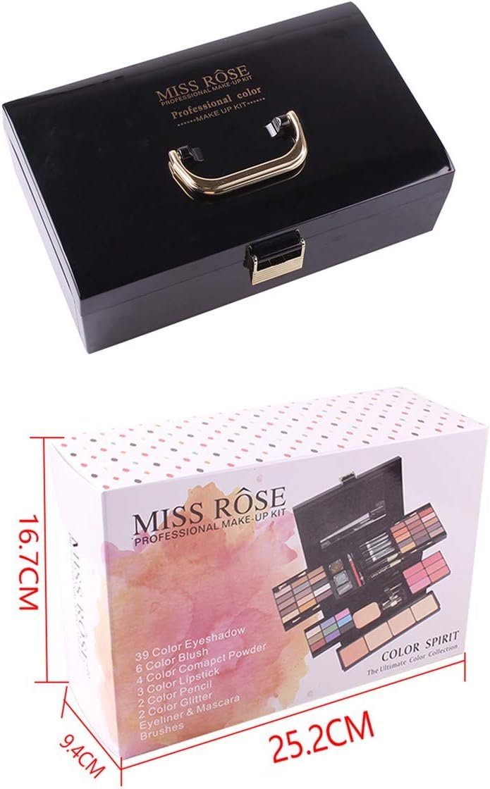 FantasyDay All-in-one Makeup Gift Sets | Xmas Makeup Kit for Women Girls Essential Cosmetic Bundle Travel Make-up Include Eyeshadow Lipstick Blush Concealer Eyeliner Lipgloss Mascara Eyebrow Pencil - Image 9