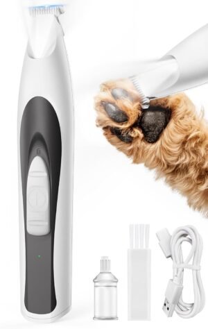 oneisall Dog Paw Trimmer with LED L...