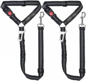Dog Car Headrest Seat Belt 2 Pack f...