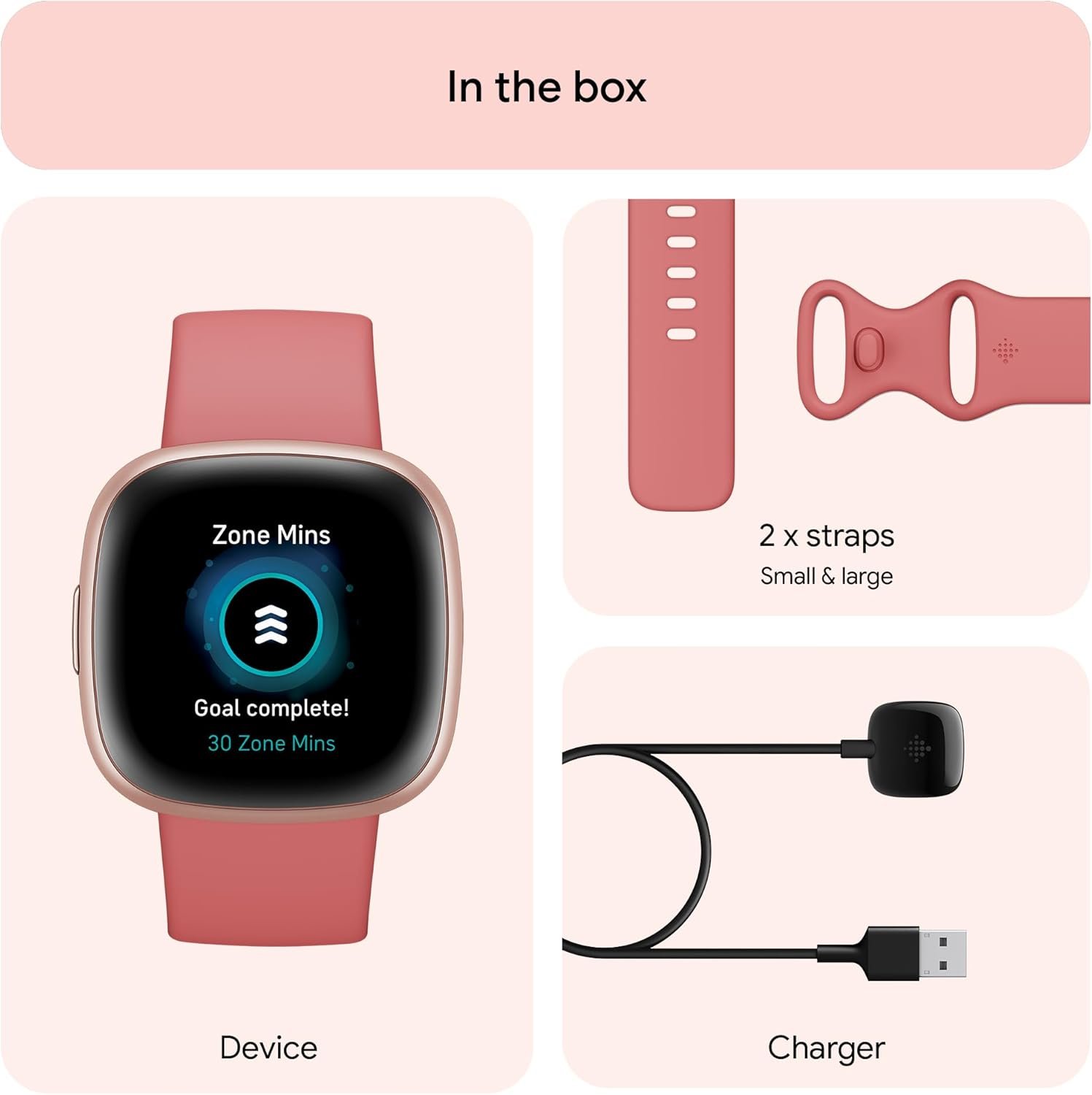 Google Fitbit Versa 4 Fitness Smartwatch with built-in GPS and up to 6 days battery life - compatible with iOS 15 or higher & Android OS 9.0 or higher - Image 7