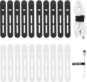 Molain Reusable Cable Ties, 20Pcs A...