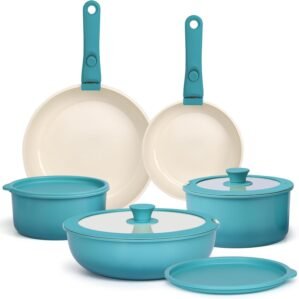 GiPP 11Pcs Pots and Pans Set with D...