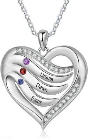 Personalised Birthstone Necklace fo...