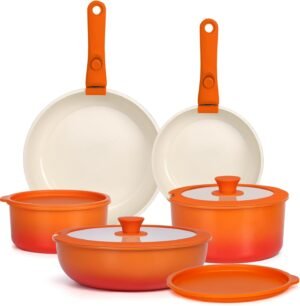 GiPP 11Pcs Pots and Pans Set with D...