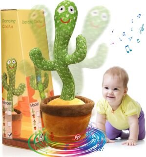 seOSTO Singing Dancing Cactus Toy R...