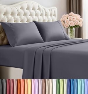 Utopia Bedding Queen Bed Sheets Set...