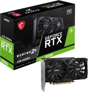 MSI GeForce RTX 3050 VENTUS 2X E 6G...