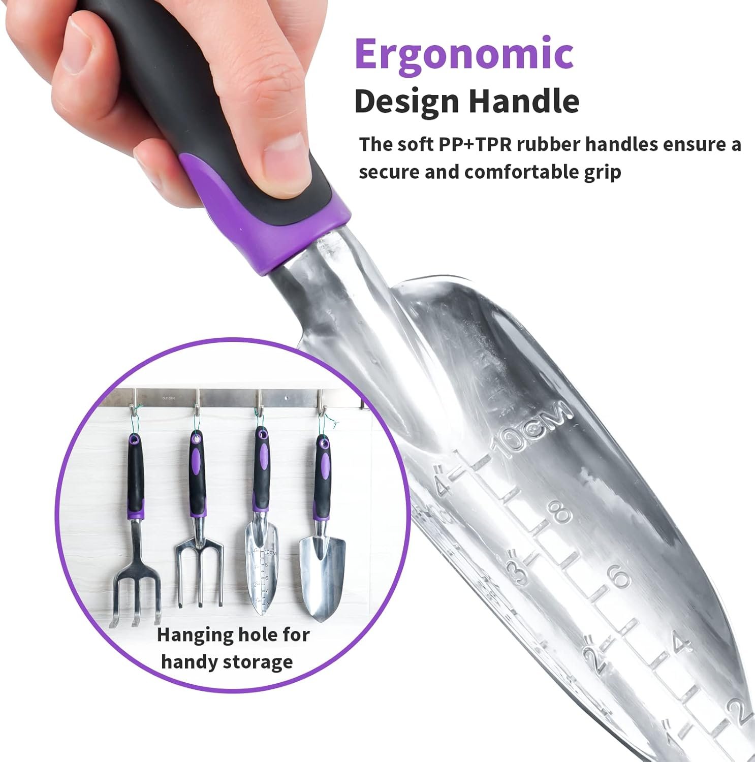 COVACURE 11 PCS Garden Tools, Gardening Gifts for Women & Men Heavy Duty Garden Tool Sets Garden Tools Bag for Women & Men Easy Storage - Image 2