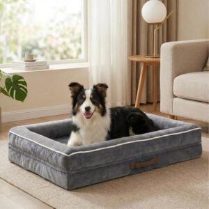 Large Orthopedic Dog Bed, Waterproo...