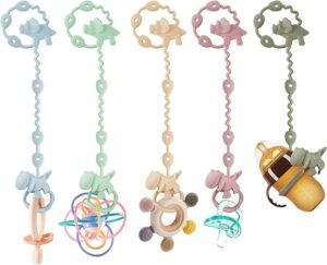 PandaEar Silicone Toy Straps for Ba...