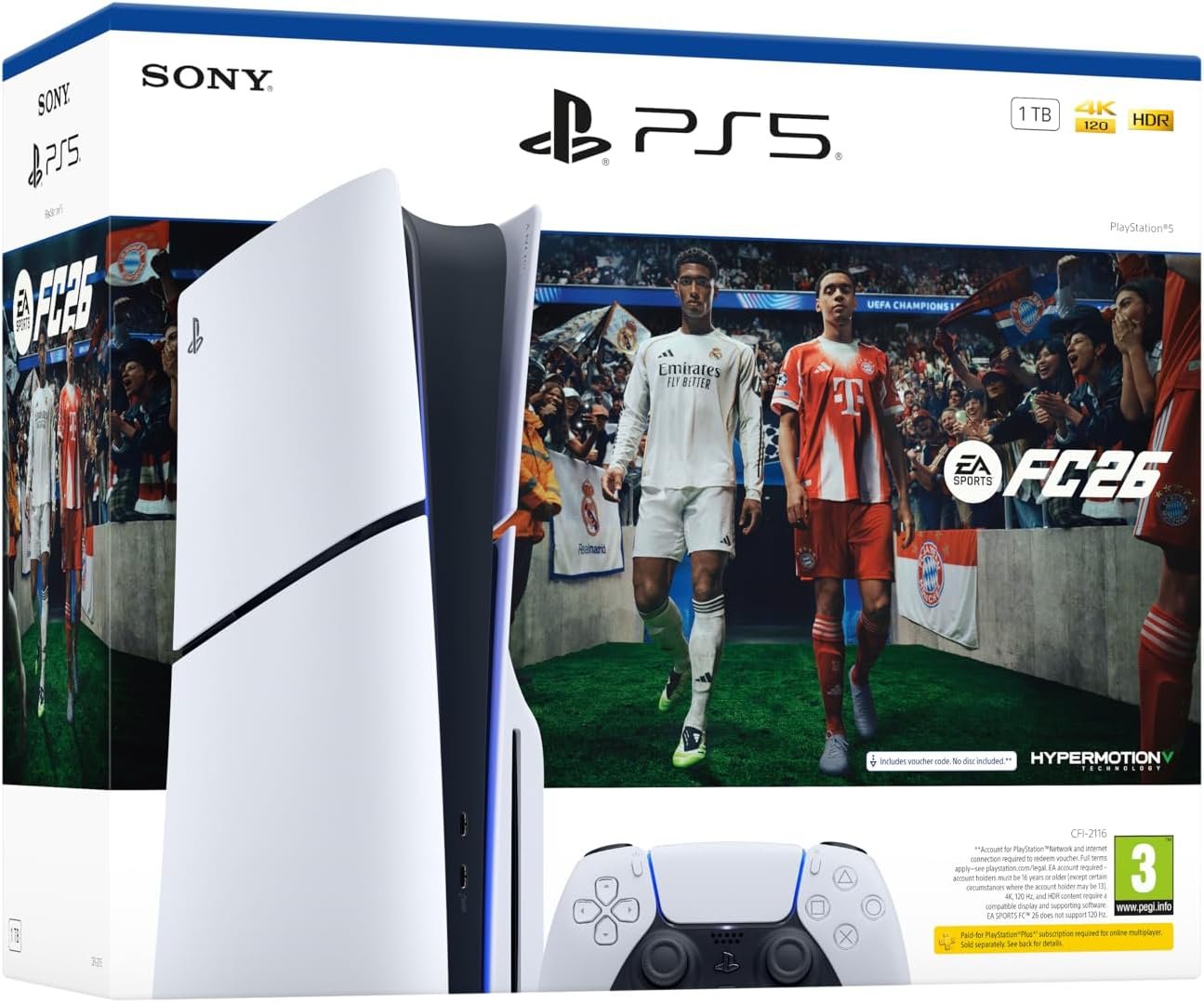 PlayStation 5 Console 1TB – EA SPORTS FC 26 Bundle - Image 3