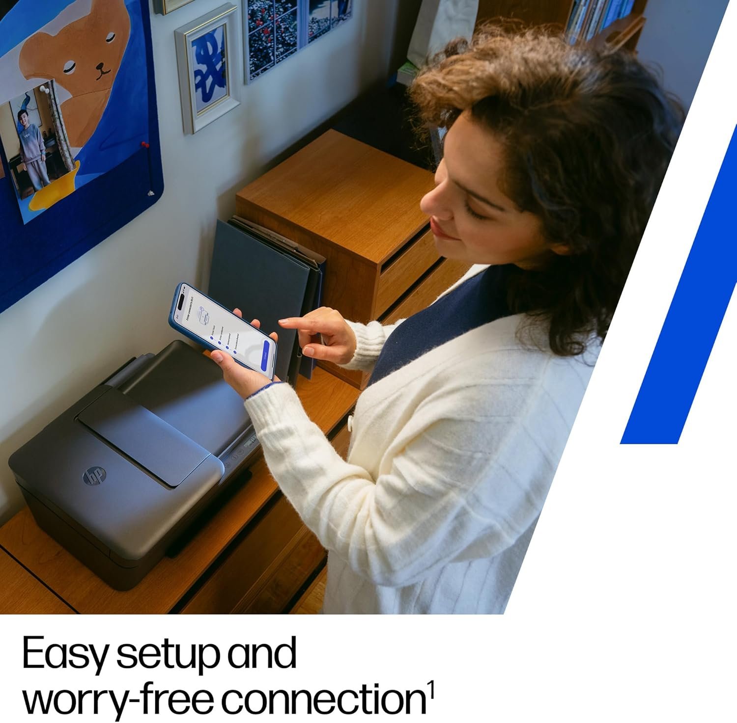 HP DeskJet 4310 All in One Printer | Wireless | Colour | Print, Scan & Copy | 3 Months of Instant Ink Included | Automatic document feeder | Dual- band WI-FI - Image 4