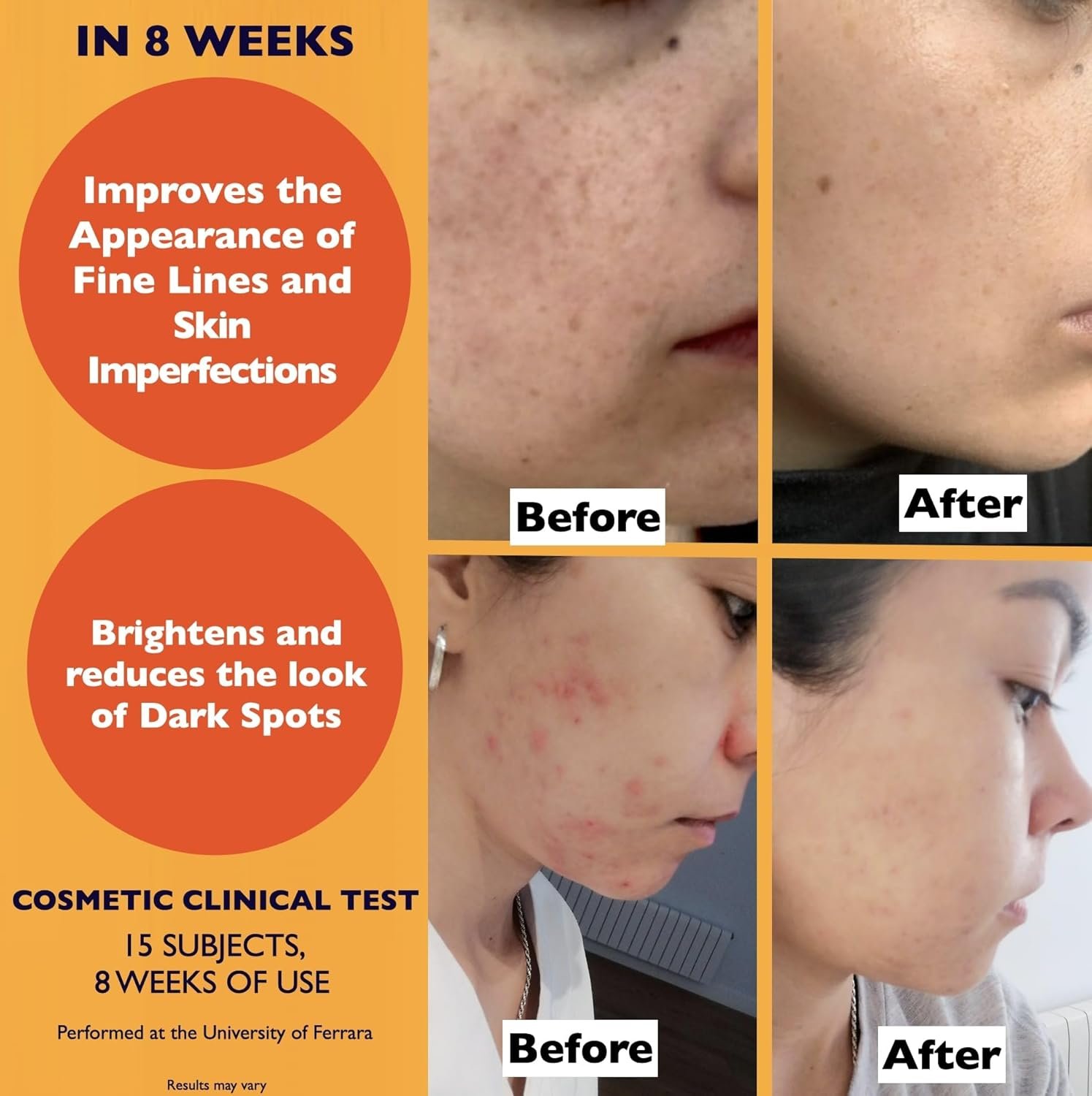 Big 2.11oz. Organic Vitamin C Serum for Face. Anti-Dark Spots, Wrinkles Skin Repair Serum with Hyaluronic Acid, Vitamin C & Niacinamide. All-in-One Brightening, Anti Aging Facial & Eye Area Skincare - Image 5